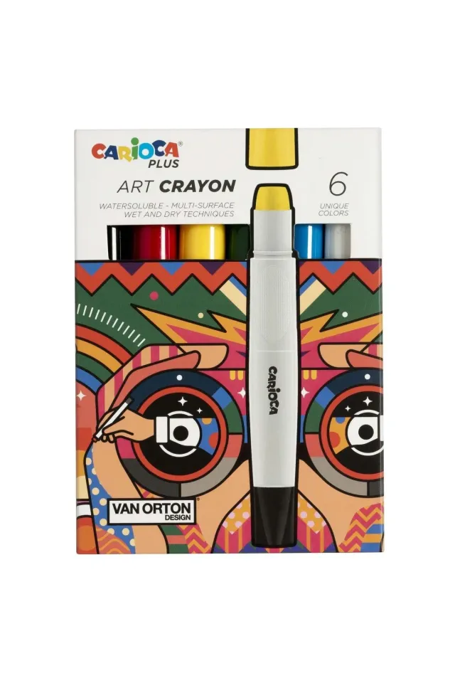 Carıoca Plus Art Crayon Boya 6'lı