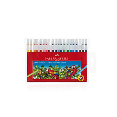 Faber Castell Keçeli Kalem 20 Renk Yıkanabilir