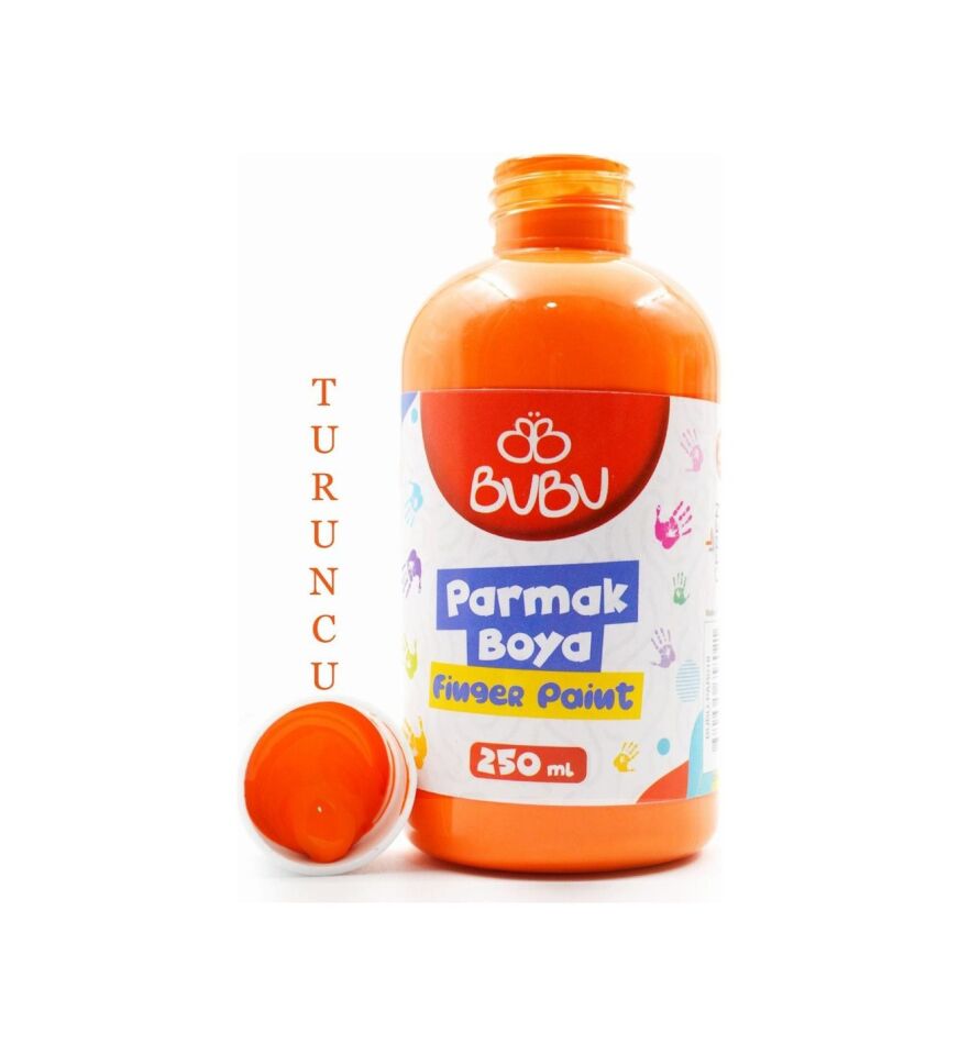 Bubu Parmak Boya 250gr Turuncu