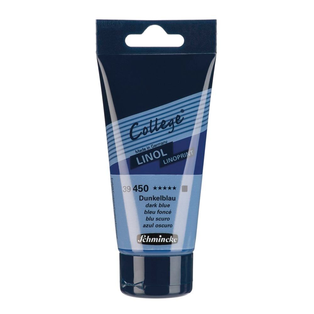 Schmincke College Linol Boya 75 ml 450 Dark Blue