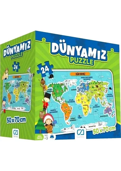 Ca Games, Dünyamız 24 Parça Puzzle