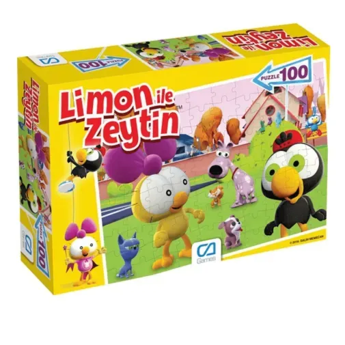 Ca Games Puzzle 100 Parça Limon İle Zeytin 5084