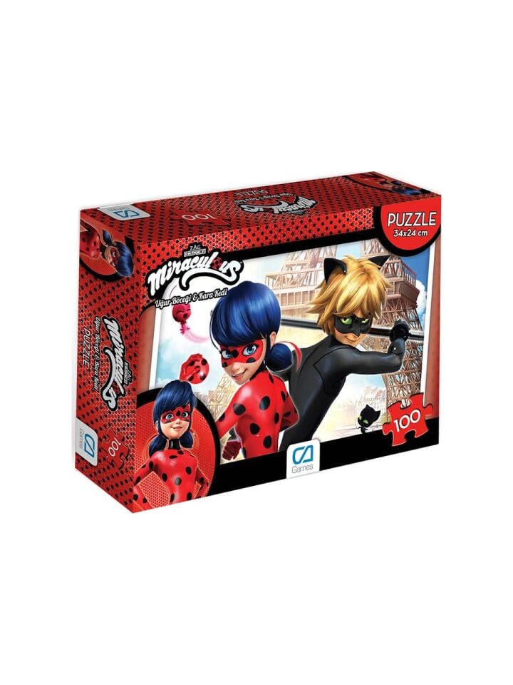 Ca Games Miraculous Puzzle Kırmızı 100 Parça