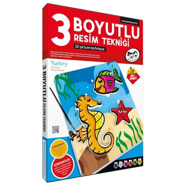 Kumtoys Üç Boyutlu Resim Tekniği