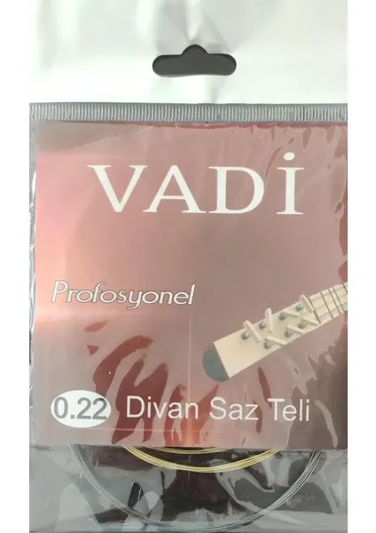 Vadi 0,22mm Divan Saz Teli Takımı