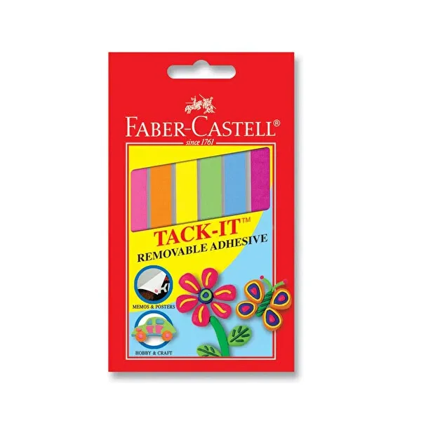 Faber Castell Renkli Tack-it 50g