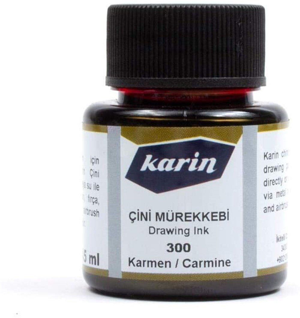 Karin Çini Mürekkebi Karmen Kırmızı 45 ml