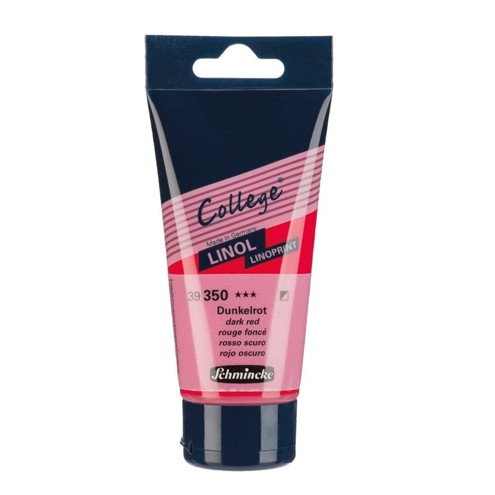 Schmincke College Linol Boya 75 ml 350 Dark Red