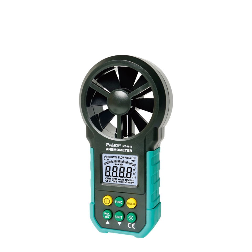 Proskit MT-4615 Profesyonel Rüzgar Hız Ölçer Anemometer