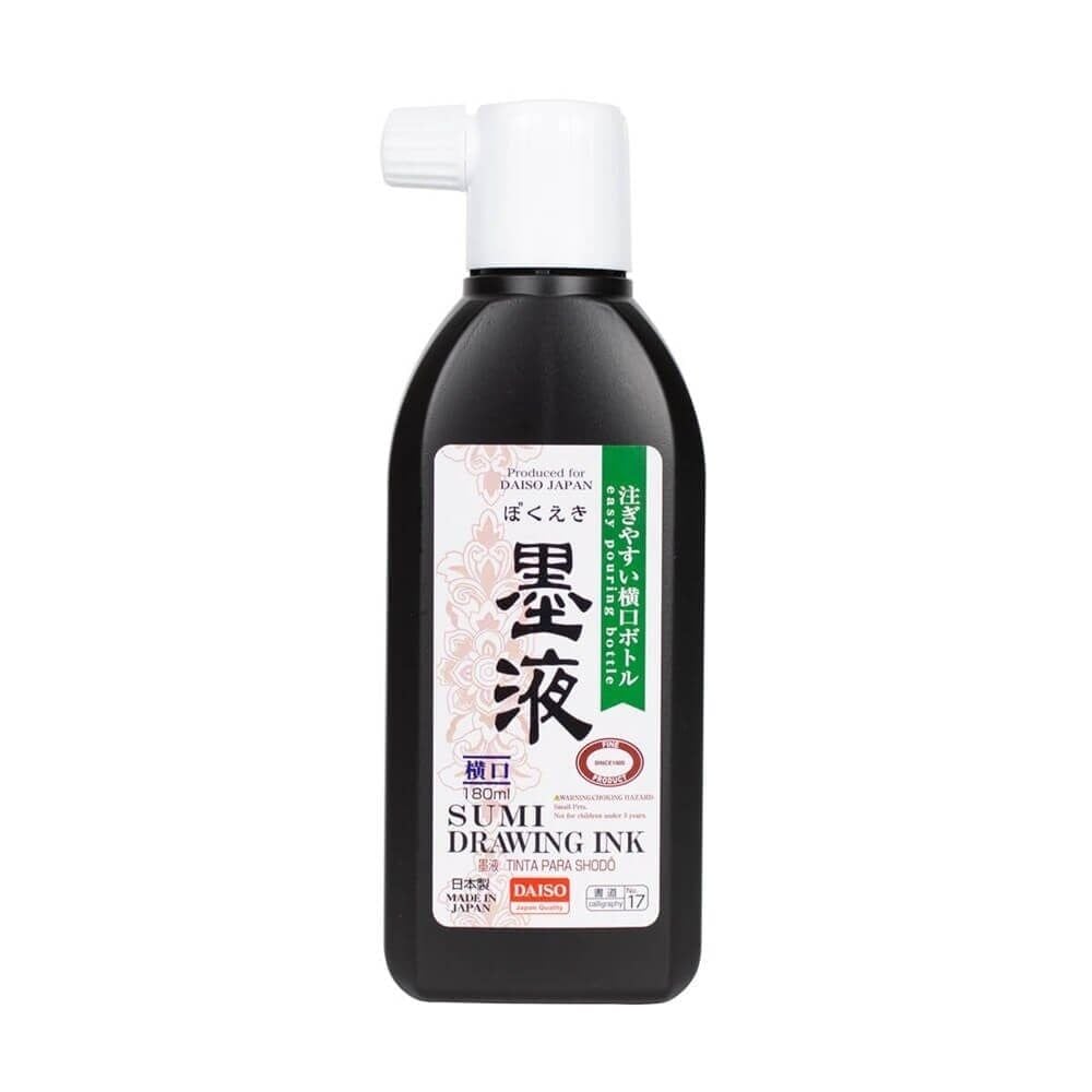 Daiso Sumi Drawing Ink Kaligrafi Mürekkebi 180 ml No.17