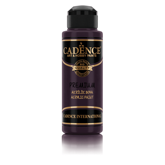 Cadence Premium Akrilik Boya 120 Ml 1296 Mürdüm