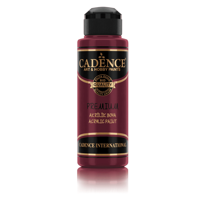 Cadence Premium Akrilik Boya 120 Ml 2000 Bordo