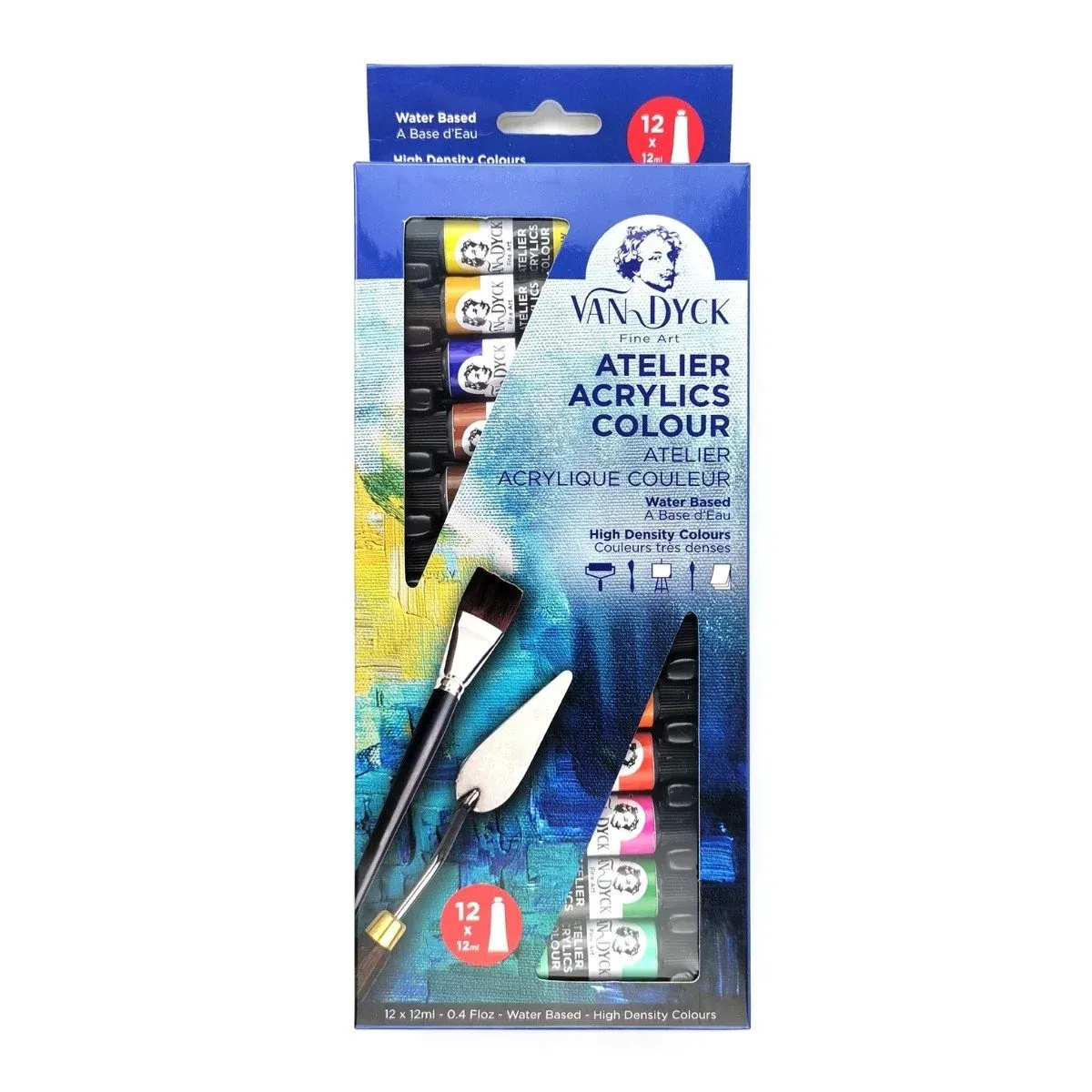 VAN DYCK ATELIER AKRİLİK BOYA 12 RENK SET