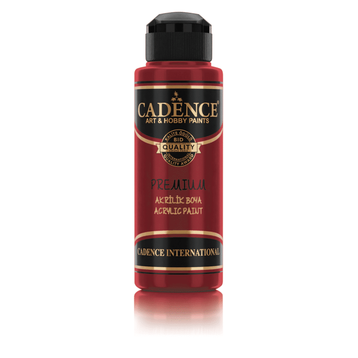 Cadence Premium Akrilik Boya 120 Ml 4350 Crimson K.