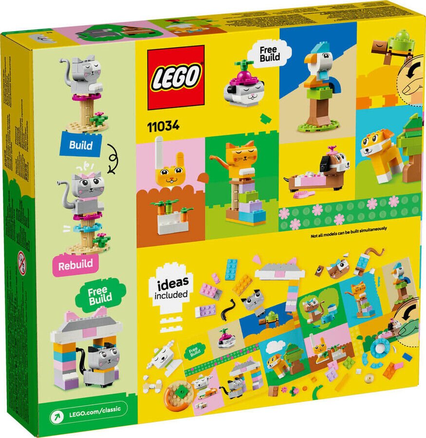 LEGO® Classic 11054 Yaratıcı Evcil Hayvanlar 450 Parça