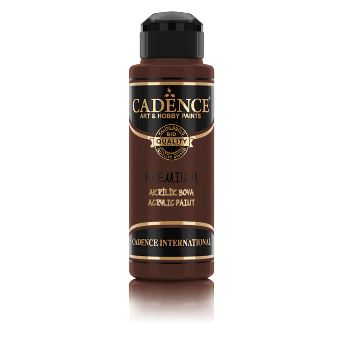 Cadence Premium Akrilik Boya 120 Ml 7585 Çikolata