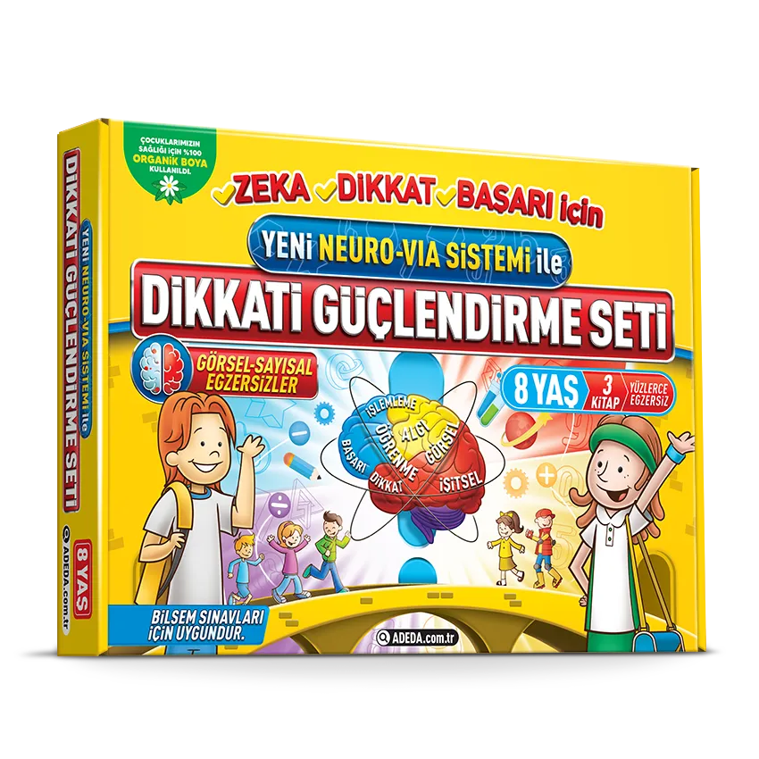 Dikkati Güçlendirme Seti 8 Yaş