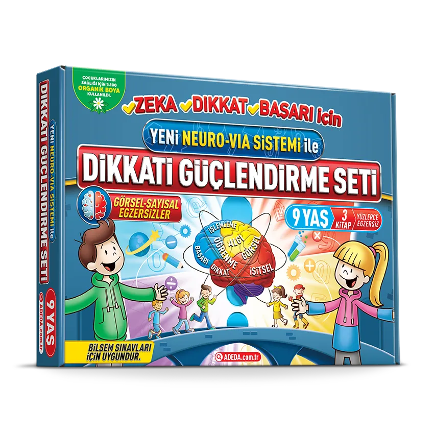 Dikkati Güçlendirme Seti 9 Yaş