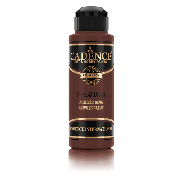 Cadence Premium Akrilik Boya 120 Ml 7590 Kızıl Kahve