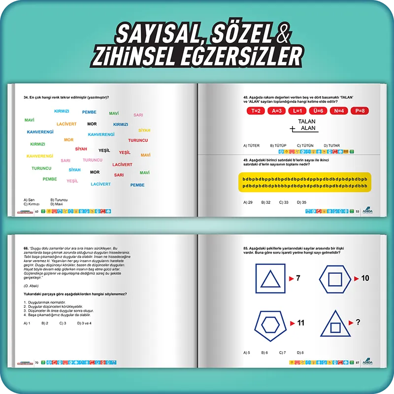 Dikkati Güçlendirme Seti 6. Sınıf 12 Yaş