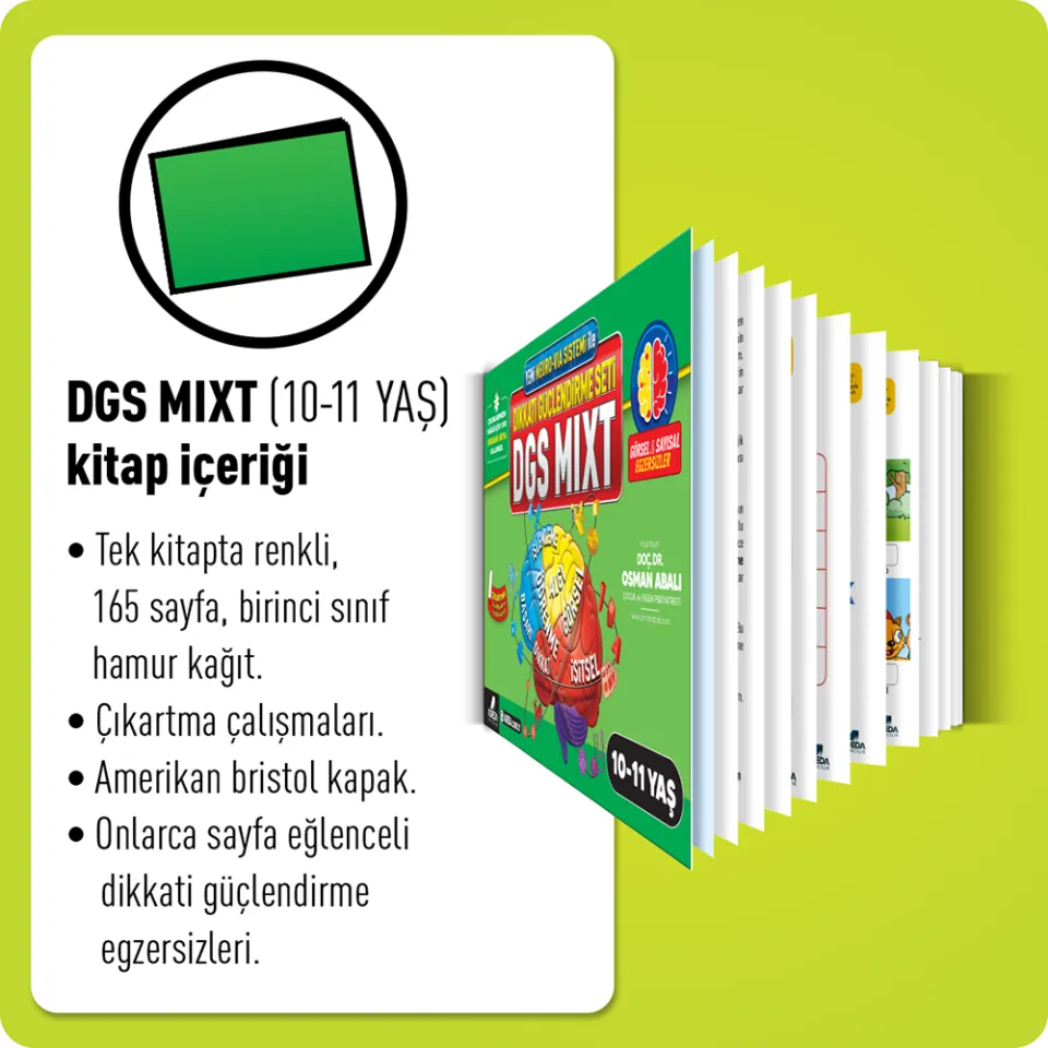 Dikkat Güçlendirme Seti Mixt 10-11 Yaş