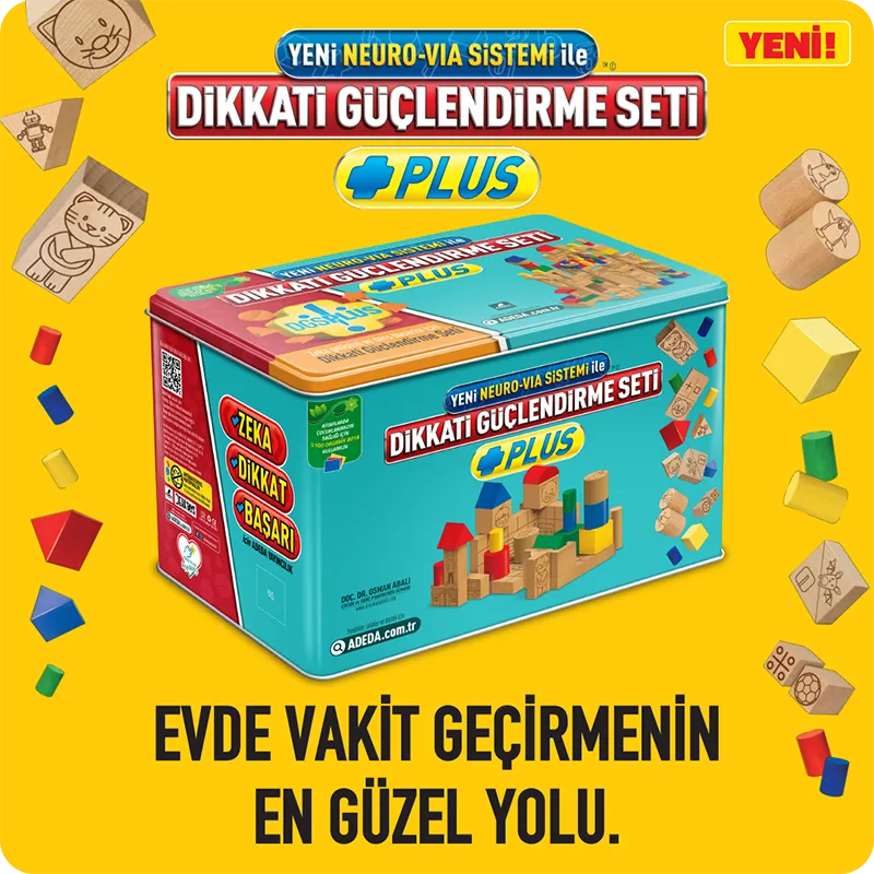 Dikkati Güçlendirme Seti Plus 8 Yaş