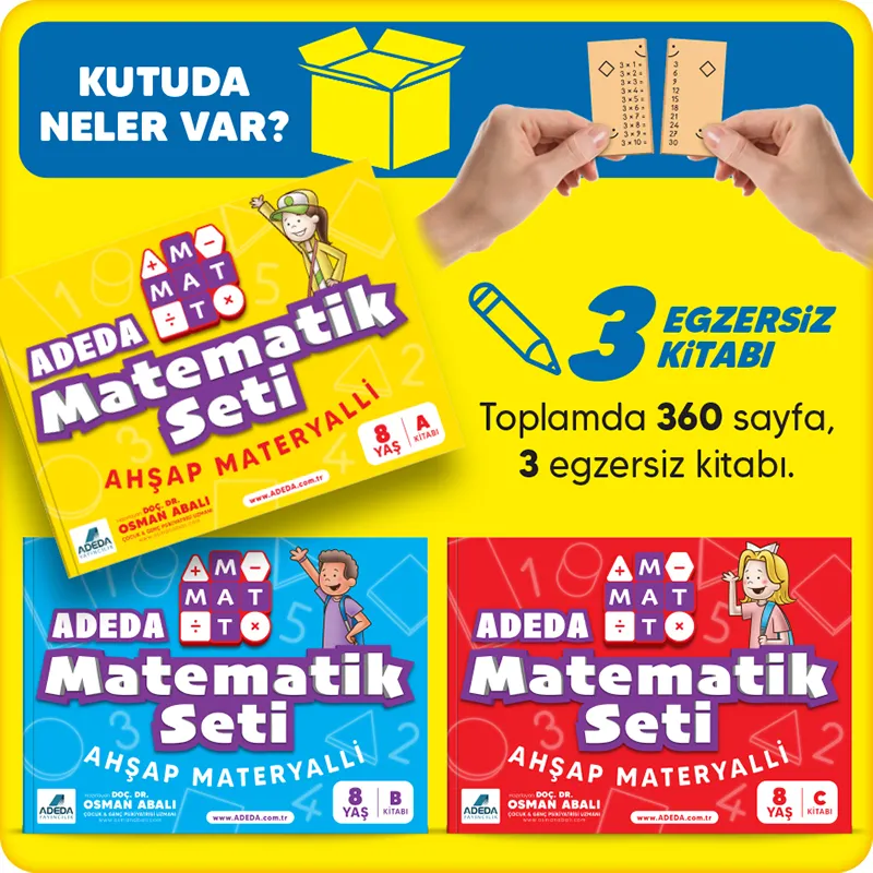 Mat Mat Matematik Seti 08 Yaş