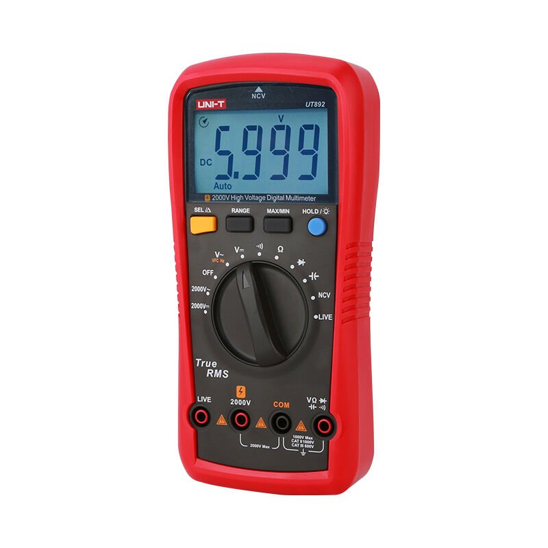 UT892 2000V AC/DC Yüksek Voltajlı Dijital Multimetre