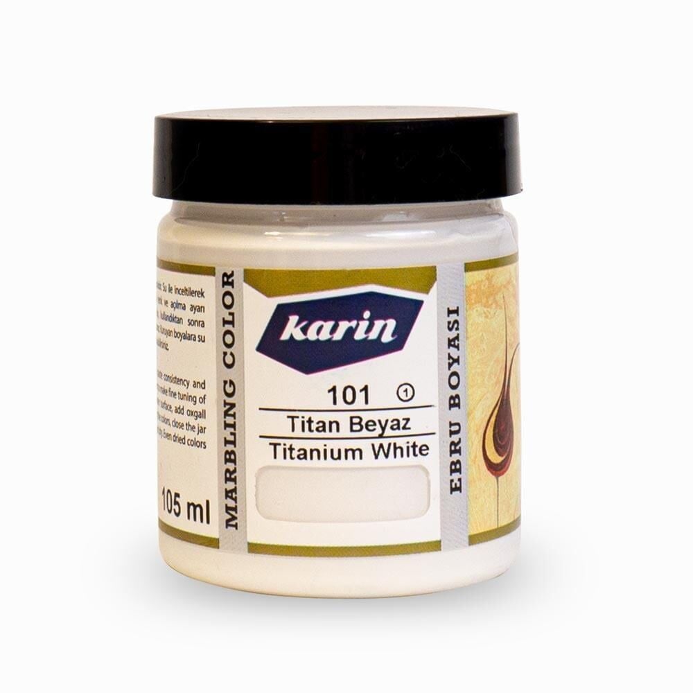 Karin Ebru Boyası 101 Titan Beyaz 105 ml