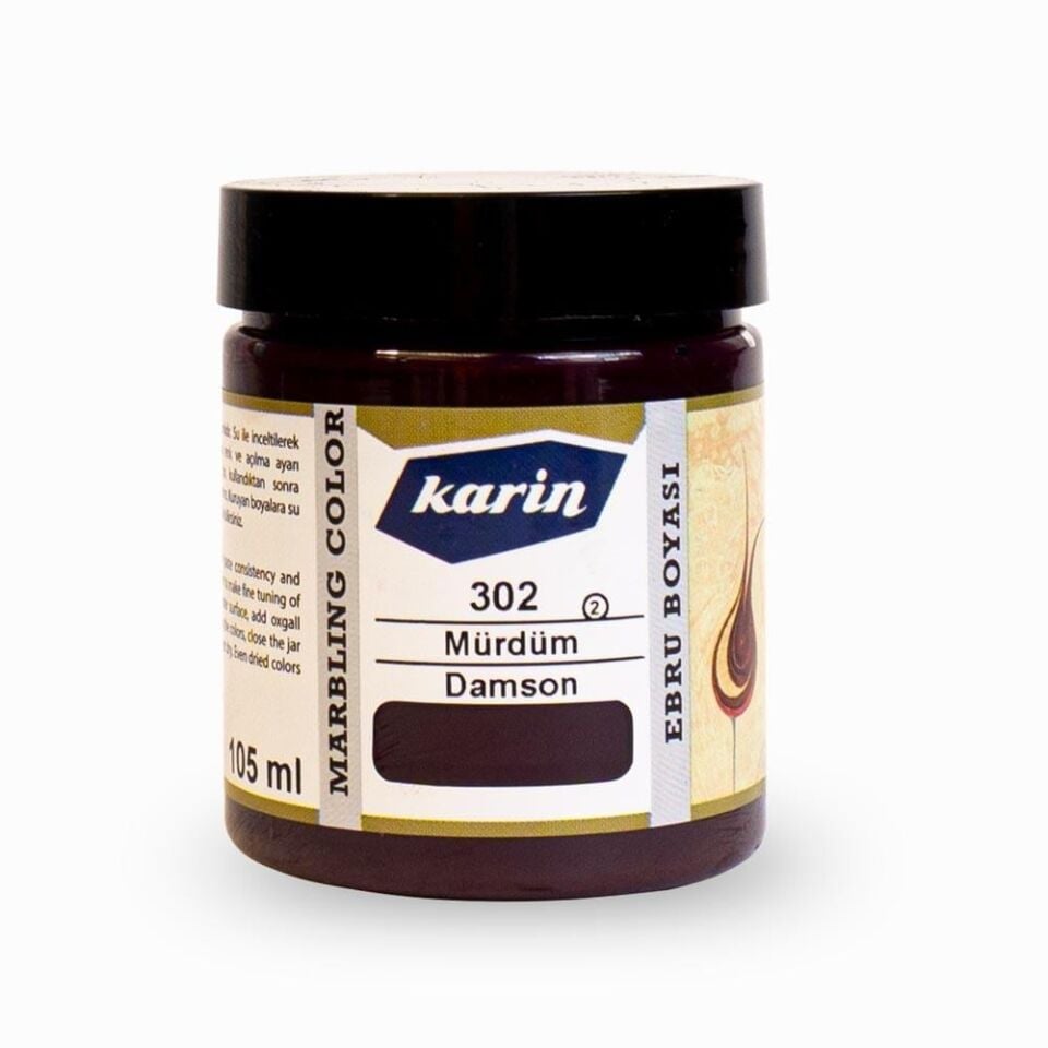 Karin Ebru Boyası 302 Mürdüm 105 ml