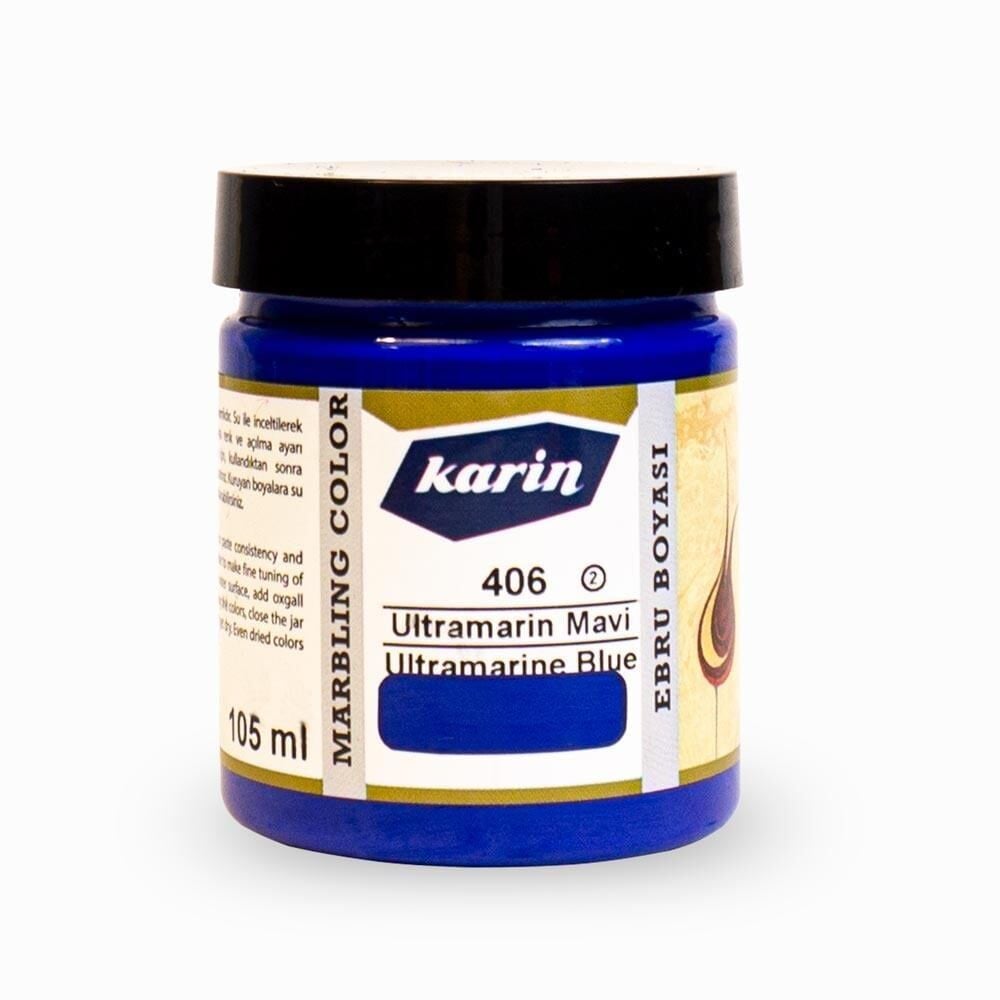 Karin Ebru Boyası 406 Ultramarıne Mavi 105 ml