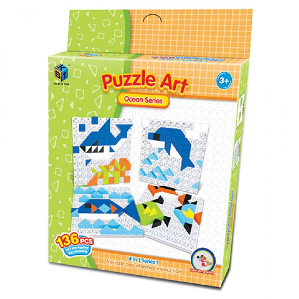 Puzzle Art 136 Parça Puzzle -  Balıklar Serisi